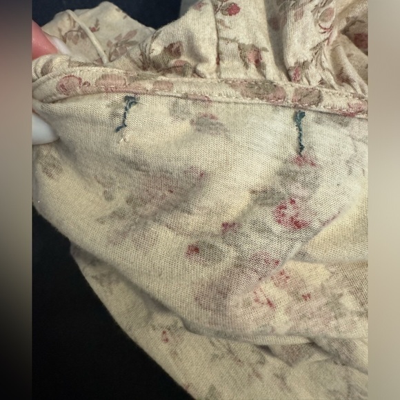 Ralph Lauren floral romantic long sleeve top size XL - Picture 9 of 9